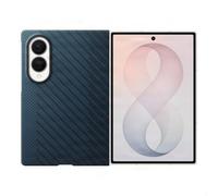 Samsung Official Carbon Magnet Case for Galaxy Z Fold8 Blue | Case & Anti-reflecting screen protector in-box. An ultra thin design, made of aerospace aramid fibre