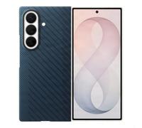 Samsung Official Carbon Magnet Case for Galaxy Z Fold8 Ultra Blue | Case & Anti-reflecting screen protector in-box. An ultra thin design, made of aerospace aramid fibre