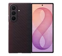 Samsung Official Carbon Magnet Case for Galaxy Z Fold8 Ultra Violet | Case & Anti-reflecting screen protector in-box. An ultra thin design, made of aerospace aramid fibre