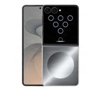 Samsung Official Flipsuit Case for Galaxy Z Flip8 Silver | Transparent TPU case with interchangeable NFC contents cards.