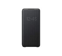 Samsung Official Galaxy S20 Ultra Led View Cover Case - Polyurethane, Scratch Resistant, Black EF-NG988PBEGEU