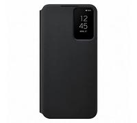 Samsung S22 Smart Clear View Phone Case - Black