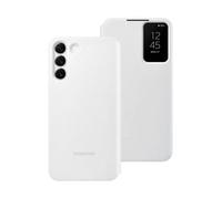 Samsung Official S22+ Smart Clear View Cover White
