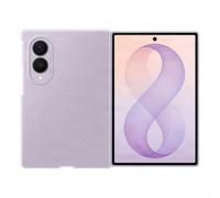 Samsung Official Silicone Magnet Case for Galaxy Z Fold8 Lavender | Case & Anti-reflecting screen protector in-box. A soft touch silicone with integrated magnet.