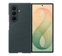 Samsung Official Silicone Magnet Case for Galaxy Z Fold8 Ultra Green Shadow | Case & Anti-reflecting screen protector in-box. A soft touch silicone with integrated magnet.