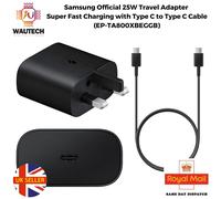 Samsung Official SuperFast 25W Charging Adapter with Type C to Type C Cable