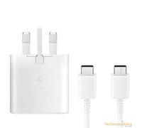 Samsung Original EP-TA800UBE White 25W Super Fast Charging Type C to Type C Mobi