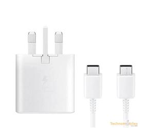 Samsung Original EP-TA800UBE White 25W Super Fast Charging Type C to Type C Mobi