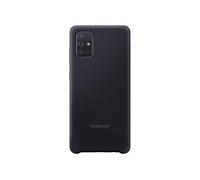 Samsung Original Galaxy A71 Soft Touch Silicone Cover/Mobile Phone Case - Black
