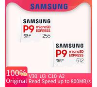 SAMSUNG P9 Micro SD TF Card 256GB 512GB Read Speed up to 800MB/s Express TF Card Game Memory Card for Switch Video Machine