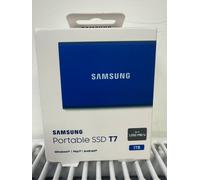 Samsung Portable SSD T7 1TB USB Type-C Boxed PC MAC ANDROID 1050 mb/s New Blue