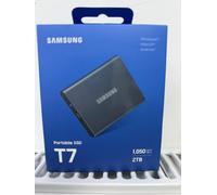 Samsung Portable SSD T7 2TB USB Type-C 3.2 Gen 2 (3.1 Gen 2) Grey 1050 mb/s BNIB
