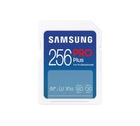Samsung PRO Plus SD Card, 256GB, UHS-I U3, Full HD & 4K UHD, 180MB/s Read, 130MB/s Write, Memory Card for SLR Cameras and System Cameras, MB-SD256S/EU