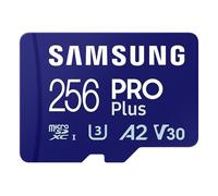 Samsung PRO Plus MicroSD Card, 256 GB, UHS-I U3, Full HD & 4K UHD, Read Speed