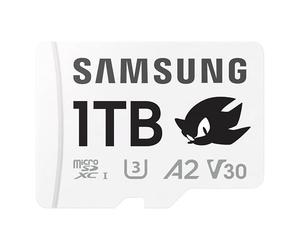 Samsung PRO Plus Sonic The Hedgehog + Adapter microSDXC 1TB Memory Card, Up-to 180 MB/s, UHS-I, U3, C10, V30, A2, for Nintendo-Switch, Steam Deck, Tablets and Android Smartphones, (MB-MD1T0SA/LC1)