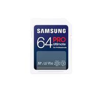 Samsung PRO Ultimate SD card, 64 GB, UHS-I U3, Full HD & 4K UHD, 200 MB/s read, 130 MB/s write, Memory card for smartphone, Drone or action cam, MB-SY64S/WW