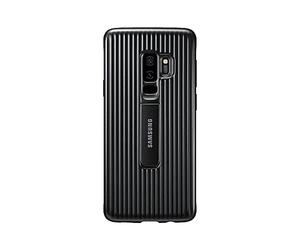 Samsung Protective Cover Case with Flip-Out Stand for Galaxy S9 Plus - Black,EF-RG965CBEGWW