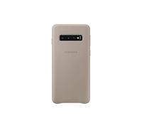 Samsung Protective Leather Cover for Galaxy S10 - Official Galaxy S10 Case - Hardwearing Genuine Leather Phone Case for the Samsung Galaxy S10 - Grey