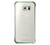 Samsung Protective Slimline Clip-On Case Cover for Galaxy S6 Edge - Metallic Green/Clear