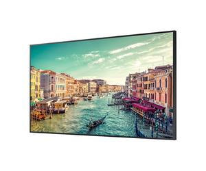 Samsung QB98T-B Giant 4K screen with intelligent scaling and anti-reflective treatment, ideal for 24/7 professional display.