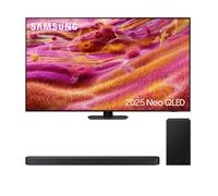 Samsung QE65QN90FATXXU 65 Inch Neo QLED QN90F 4K UHD HDR Smart AI TV with HW-Q600F 3.1.2ch Q-Series Soundbar Bundle