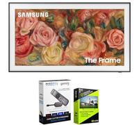 Samsung QN65LS03DA 65 inch The Frame QLED 4K Smart TV (2024 Model) Bundle with Redeemable DIRECTV Gemini Air Streaming Device and 1 YR CPS Enhanced Protection Pack