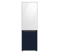 Samsung Rb34A6B2E8A_Whn Contemporary Freestanding Frost Free Fridge Freezer - Navy & White