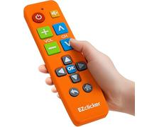 Samsung Replacement TV Remote Compatible with Samsung TV's ONLY (Black) Big Button TV Remote Control, Simplified and Easy to Use (2xAAA Batteries not Included) (Orange)