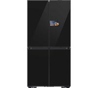 Samsung Series 9 AI Home RM90F67CECEU Wifi Connected Plumbed Total No Frost American Fridge Freezer - Black - E Rated, Black