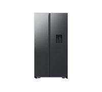 SAMSUNG Bespoke AI Series 7 SpaceMax RS57DG410EB4EU Smart American-Style Fridge Freezer - Black, Black