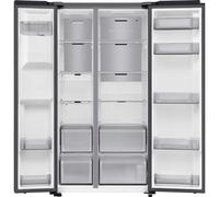 Samsung Series 7 SpaceMax™ RS70F66KCFEU Wifi Connected Total No Frost American Fridge Freezer - Black - C Rated, Black