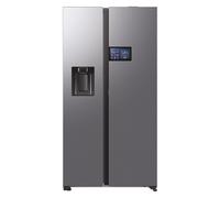 Samsung Series 9 AI Home RS90F64EETEU Wifi Connected Plumbed Total No Frost American Fridge Freezer - Silver - E Rated, Silver
