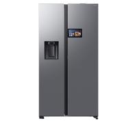 Samsung Series 9 AI Home RS90F64EETEU Wifi Connected Plumbed Total No Frost American Fridge Freezer - Silver - E Rated, Silver
