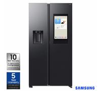 Samsung Family Hub RS90F66BEFEU 614L Smart American Fridge Freezer - Black