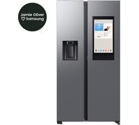 Samsung Family Hub™ RS90F66BETEU Wifi Connected Plumbed Total No Frost American Fridge Freezer - Silver - E Rated, Silver