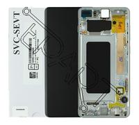Samsung S10 Plus G975 LCD & Touch Screen - Prism White GH82-18849B