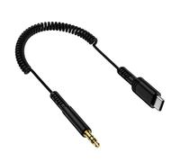 Samsung S25 Edge Coiled USB C to 3.5mm Audio Aux Jack Cable for Galaxy S25/S24/Z Flip 7/Z Fold 7,Retractable Aux to Type C to 3.5mm Audio Adapter Hi-Fi Stereo Cord Headphone Male Car Auxiliary Cable