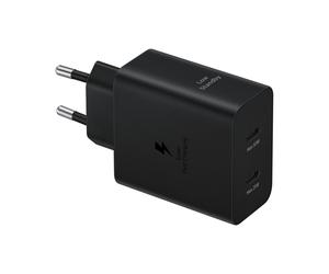 Samsung Schnellladegerät 50W Power Duo + 5A Kabel T5020 black