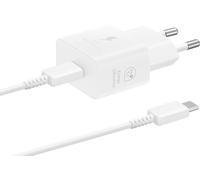 Samsung Schnellladegerät - mit Datenkabel - USB-C 25W - weiß