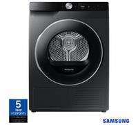 Samsung Series 6 Ai Energy Dv90T6240Lb/s1 9Kg Heat Pump Tumble Dryer Smart Control, Hygiene Care, Black