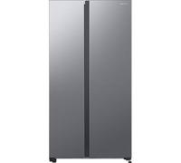 Samsung Series 6 AI Energy SpaceMax™ RS62DG5003S9EU Wifi Connected Total No Frost American Fridge Freezer - Refined Steel - E Rated