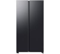 SAMSUNG Series 6 SpaceMax RS70F65QEFEU American-Style Smart Fridge Freezer - Black, Black