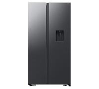SAMSUNG Bespoke AI Series 7 SpaceMax RS57DG410EB4EU Smart American-Style Fridge Freezer - Black, Black