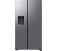 Samsung Series 8 On-device Bixby RS80F64KETEU Wifi Connected Plumbed Total No Frost American Fridge Freezer - Silver - E Rated, Silver