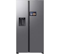 Samsung Series 9 AI Home RS90F64EETEU Wifi Connected Plumbed Total No Frost American Fridge Freezer - Silver - E Rated, Silver