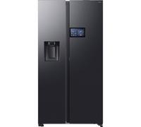 Samsung Series 9 AI Home RS90F64EEFEU Wifi Connected Plumbed Total No Frost American Fridge Freezer - Black - E Rated, Black