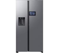 Samsung Series 9 AI Home RS90F64EETEU Wifi Connected Plumbed Total No Frost American Fridge Freezer - Silver - E Rated