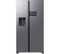 Samsung Series 9 AI Home RS90F64EETEU Wifi Connected Plumbed Total No Frost American Fridge Freezer - Silver - E Rated, Silver