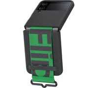 Genuine / Official Samsung Galaxy Z Flip4 Silicone Cover with Strap - Black
