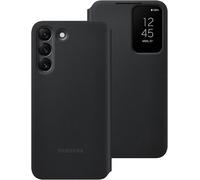 Samsung S22 Smart Clear View Phone Case - Black